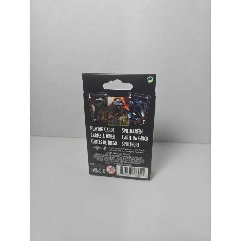 Jurassic World Playing Cards